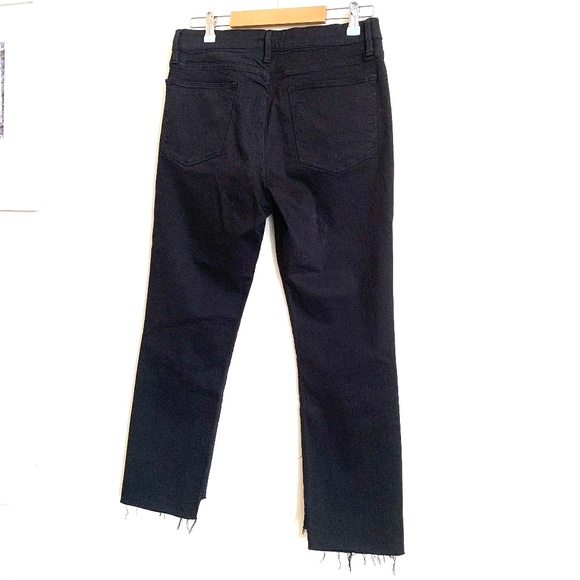 FRAME DENIM Film Noir Le High Straight Raw Stagger Jeans Size 31 - Picture 6 of 12